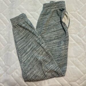 VS Pink Heather Gray High Rise Jogger Sweatpants